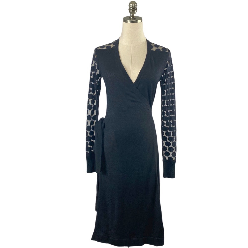 Diane von Furstenberg Diane Silk Wrap Dress Size P